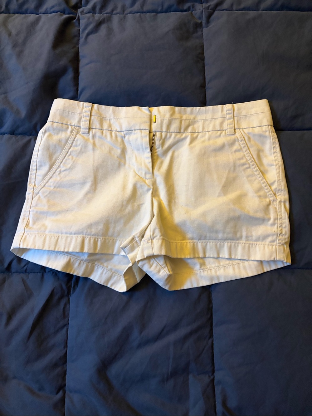 J. Crew Cream Chino Shorts